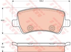 ARKA FREN BALATASI S-MAX 09 06 GALAXY III 06 VOLVO S60 10 S80 06 V60 -V70 06 XC60 08 XC70 06 RANGE ROVER EVOQUE 11-TRW GDB1685-6G912M008FB-30794554-LR027129