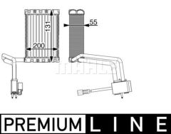 EVAPORATOR RADYATORU BMW G11 G12 PREMIUM LINE-MAHLE AE5000P-64119381014