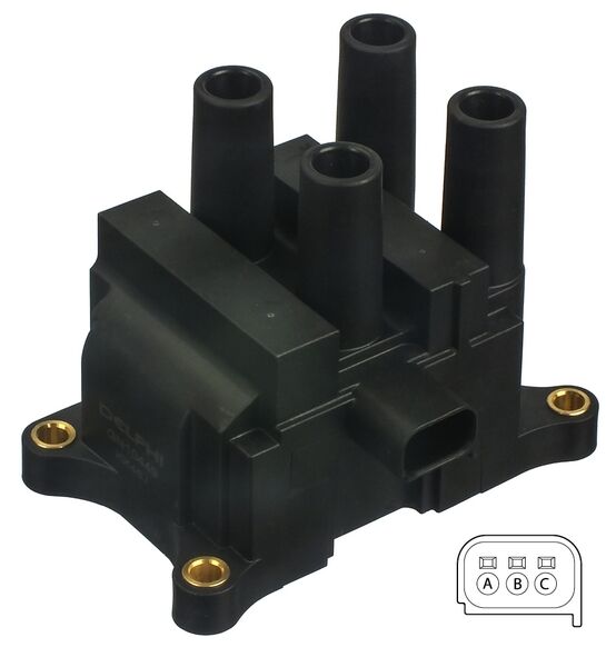 ATESLEME BOBINI FIESTA V-VI 01 11 FUSION 01 12 1.25-1.3-1.4-1.6TI FOCUS II C MAX 1.4-1.6TI VOLVO C30 06 12 S40 II 05 12 V50 05 12 1.6-DELPHI-4M5G12029ZB-CM5G12029FC-30731416