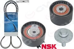 EKSANTRİK GERGİ KİTİ CLIO II 01 CLIO III 04 MEGANE I 96 MEGANE II 02 MEGANE III 09 LAGUNA I 96 LAGUNA II 01 SCENIC I 96 SCENIC II 02 1.4-1.6- 16V K4M-K4J-GVA 59T1423D-7701477014-130C17529R-130C10178R