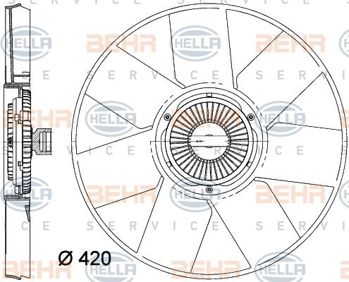 FAN MOTORU MASTER III-MOVANO B 2.3 DCİ-CDTİ 2010-MAHLE CFF472000P-8200660117-4421065-93168832