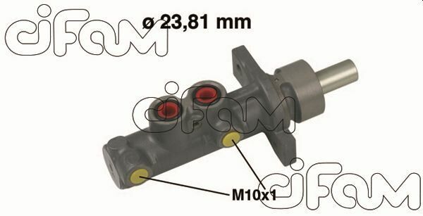 FREN ANA MERKEZ TRANSIT T15-T12 TURBO 97 00 23.81mm-CIFAM-98VB2B507AA-1047660