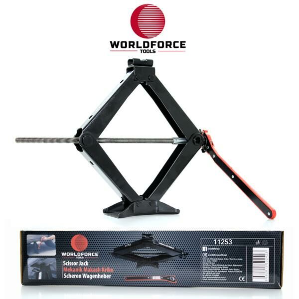 MEKANİK MAKASLI KRİKO 2 TON CIRCIR KOLLU GARAJ EKİPMANLARI HIRDAVAT-WORLDFORCE 11253