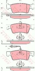 ARKA FREN BALATASI TOUAREG 2.5-TRW GDB1671-7L6698451