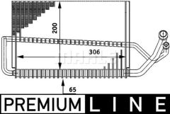EVAPORATOR MERCEDES C219 W211 S211-MAHLE AE56000P-A2118300758