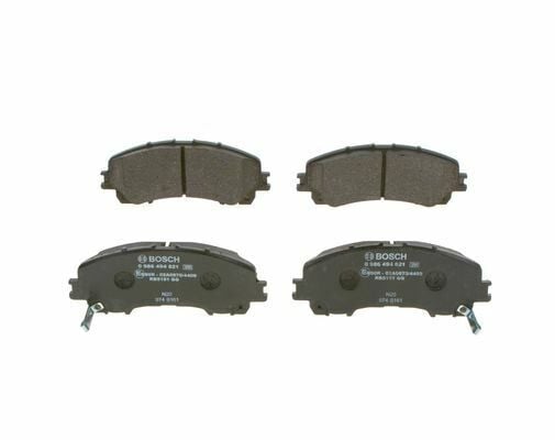 ÖN FREN BALATASI RENAULT KOLEOS II 16 NISSAN X-TRAIL III 16 INFINITI QX50 13-BOSCH 0986494821-D10604CC0A-410608710R-D10604GA5A