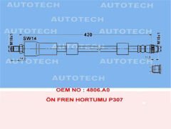 ÖN FREN HORTUMU KIA BESTA-AUTOTECH TK02