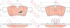 FREN BALATASI ARKA MERCEDES W164 X164 W251 W463-TRW GDB1643-A0044205220