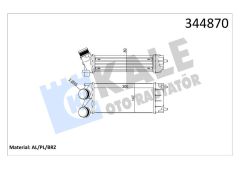 TURBO RADYATÖRÜ INTERCOOLER P308-P3008-P5008-PARTNER TEPEE-C4-DS4-BERLINGO III 300X150 AL/PL/BRZ-KALE-0384.N9-9800291280