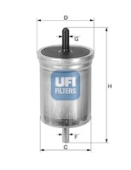 YAKIT FİLTRESİ B.Y TIP VOLVO 850 91-96 C70 CABRIO COUPE 98-05 S70 97-00 V70 97-00 XC70 97-02 S90 2.9 97-98 TIRNAKSIZ-UFI 3151300-30671182-9142648-9142658-3507416