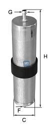 YAKIT FILTRESI BMW M57N X5 E53 03 06-UFI 3183900-16126765756