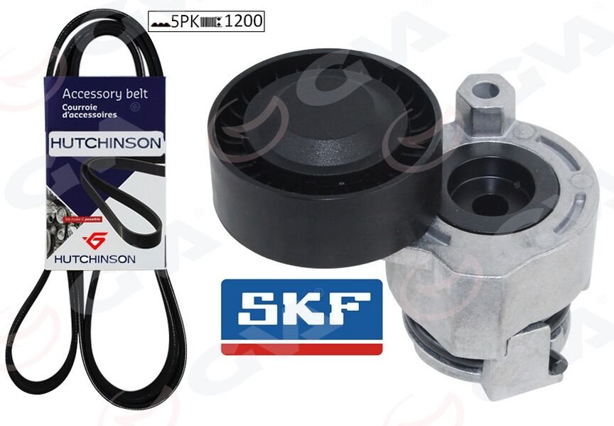 ALTERNATÖR GERGİ KİTİ KÜTÜKLÜ CLIO II - MEGANE II 1.4-1.6 16V-1.5 DCİ - MODUS AC K015PK1200-GVA 59A1109-8200034396-8200850092-11720BN701