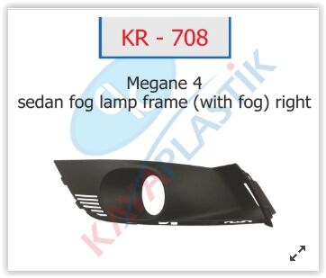SİS FAR ÇERÇEVESİ SAĞ MGN 4 SEDAN MODEL SİSLİ-KAYA KR708-261522924R-261528419R