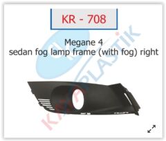 SİS FAR ÇERÇEVESİ SAĞ MGN 4 SEDAN MODEL SİSLİ-KAYA KR708-261522924R-261528419R