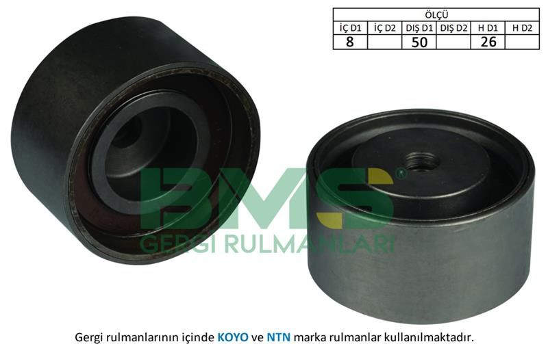 ALTERNATÖR GERGİ RULMANI CLIO II 2.0 16V 00- -MEGANE 1.9DTI-2.0 16V-LAGUNA I-SCENIC I 1.9 TDI 96-BMS-8200065479-7700870937-7700867985