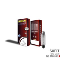 NIKEN SOFIT AMPUL 10W 41X10 12V 10LU-NIKEN 0630010505