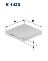 KABİN FİLTRESİ KIA PİCANTO III-FILTRON K1420-97133G6000