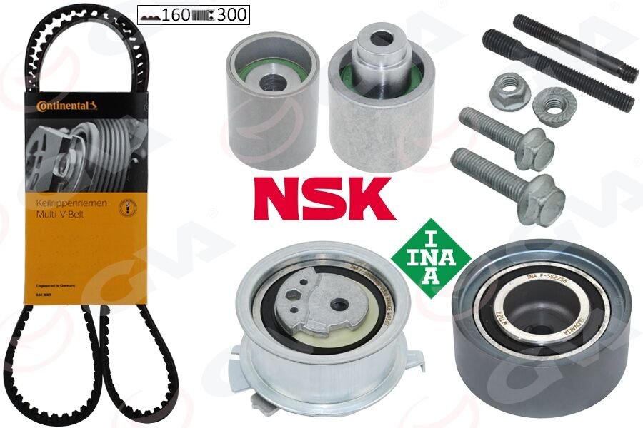 TRİGER SETİ AUDI A4-A5-A6-PASSAT-TIGUAN-SUPERB 2.0 TDI 10 CBAA-CBAB-CBBB-CBAC-CAGA-CAHA-GVA 59T7530-03L198119-03L198119E