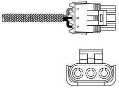 OKSİJEN SENSÖRÜ VECTRA A-B-OMEGA A 2.0-OMEGA A 3.0 24V 88-00-DELPHI-855300-855325-90509274-90397524