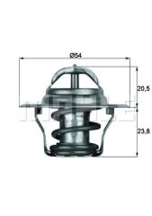 TERMOSTAT BORA-CADDY-GOLF-PASSAT-POLO-T5-SHARAN-OCTAVIA-FABIA-TOLEDO-IBIZA-CORDOBA-A3-A4-A6-TT 87C-MAHLE TX14.87D-050121113C-MN980137