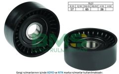 ALTERNATÖR GERGİ RULMANI ALFA 159 1.9 JTDM 05-11 PARTNER-206-CLIO-MEGANE-KANGOO 65x25x17 KAPAKSIZ-BMS 018-55195531-1613837980
