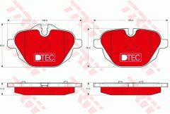 ARKA BALATA DTEC BMW 5 F10 5 TOURİNG F11 X3 F25 X4 F26 Z4 ROADSTER E89 01-14-TRW GDB1840DTE-6862202-6796741-34216788284