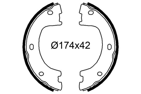 FREN BALATASI ARKA PARK FRENI MERCEDES SPRINTER B906 . VW CRAFTER 30-35-50 CIFT TEKER-VALEO 564258-A9064200420-2E0698525A