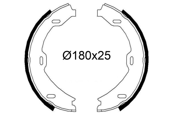 FREN BALATASI ARKA PARK FRENI MERCEDES S-CLASS W220 C215 99 06-VALEO 564276-A2204200520