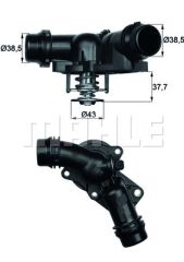 TERMOSTAT BMW M52 M54 E36 E38 E39 E46 E60 E65 E83 E53 Z3 Z4 E85-MAHLE TM1397-11531437040