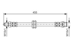 FREN HORTUMU ON BMW E36 E46 Z3 90 2005-BOSCH-34321159717
