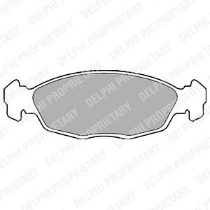 ÖN BALATA ASTRA F-CORSA A B -VECTRA A-TIGRA- 94-00 COMBO 1.4-1.6i-1.7 D 92-00 GDB1040-DELPHI LP702-1605907-1605881-1605087-WVA20547