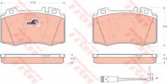 FREN BALATASI ARKA MERCEDES AMG C219 W211 W220-TRW GDB1544-A0034209420