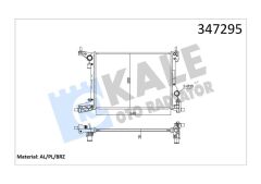 RADYATÖR FIAT EGEA 1.4 AL-PL-BRZ-KALE 347295-52052603