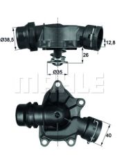 TERMOSTAT 88 BMW E38 E39 M57 D30-MAHLE TI2688-11512247269