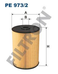 YAKIT FİLTRESİ CADDY III-GOLF V-JETTA III-OCTAVIA-TOLEDO III-LEON-ALTEA-A3 1.9TDI-2.0TDI-FILTRON PE973.2-1K0127177B-1K0127434B