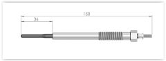 KIZDIRMA BUJİSİ ISUZU D MAX 2.5-3.0 06-ET1GERMANY ET137577-8981748980