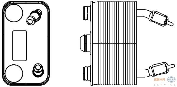 SANZIMAN YAG SOGUTUCU PREMIUM LINE BMW X5 E53 M57 M62-MAHLE CLC166000P-17207500754