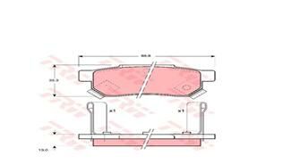 ARKA BALATA ACCORD III 85-89 CIVIC 87-01 JAZZ II 02 ROVER 25 45 00-05 200 400 91-00 MG-TRW-43022SAAJ50-43022SF1505-GBP90347