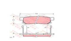 ARKA BALATA ACCORD III 85-89 CIVIC 87-01 JAZZ II 02 ROVER 25 45 00-05 200 400 91-00 MG-TRW-43022SAAJ50-43022SF1505-GBP90347