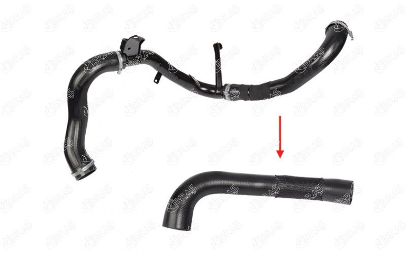 TURBO HAVA HORTUMU VOLVO C30 S40 II V50 10 12 V40 12 S60 V70 III 11 15 S80 II V60 11 1.6D-IBRAS 31606-31355168