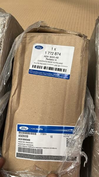 SU RADYATÖRÜ FORD B-MAX FIESTA VI 1.6Tİ 12 KA III 1.2 16 MT BRAZING 350X550X16-OEK-1772874-5054660-AE818005AB