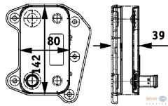 YAG SOGUTUCUSU MERCEDES OM611 OM646 W203 CL203 W204 W211 W639 B901 B904-MAHLE CLC52000P-A6461880301