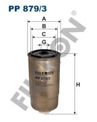YAKIT FİLTRESİ IVECO DAILY 99-06 WK854.2 JEEP CHEROKEE KJ 2.8 CRD 4x4 04-08-FILTRON PP879.3-2992300-504018807-52129238AA
