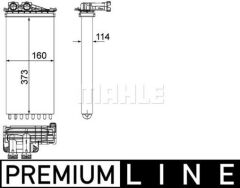 KALORİFER RADYATÖRÜ CITROEN DS5 PEUGEOT 3008-5008-MAHLE AH196000P-6448.T9