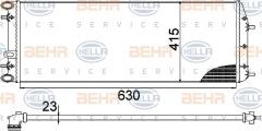 RADYATÖR VW POLO-IBIZA IV 1.2-1.2 12V-1.4 16V 02-09 630x415x23 AC KLİMASIZ OTOM MEK-MAHLE CR505000S-6Q0121253Q-6Q0121253R-6Q0121253M