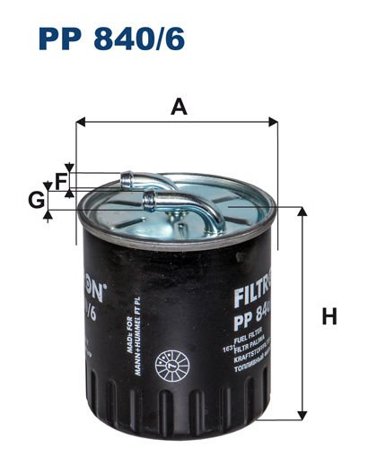YAKIT FILTRESI MERCEDES OM646 W203 W204 C219 W211 W221 W639 B906-FILTRON-A6460920501