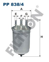 YAKIT FILTRESI JAGUAR X-TYPE I X400 FORD MONDEO 3 TOURNEO CONNECT-FILTRON-C2S27643-3S719155B1B-2042987