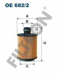 YAĞ FİLTRESİ Euro5 DOBLO 10 ASTRA J 09 CORSA D-LINEA-PUNTO-BRAVO-ALFA 159 09 1.3-1.6JTD-1.9D-FILTRON OE682.2-860134-71751128-71751114-71770689