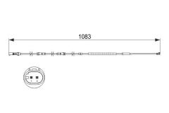 BALATA FISI ON BMW F10 F11 F06 F12 F13 F01 F02 F03-BOSCH 1987473500-34356791958