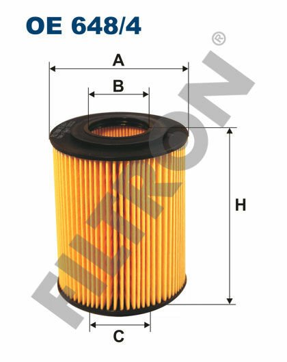 YAĞ FİLTRESİ ASTRA G 00-05 ASTRA H 04 CORSA C 00 COMBO 01 MERIVA 03-10 1.7CDTI-1.7DTI-FILTRON OE648.4-5650380-650300-97223218-93190777